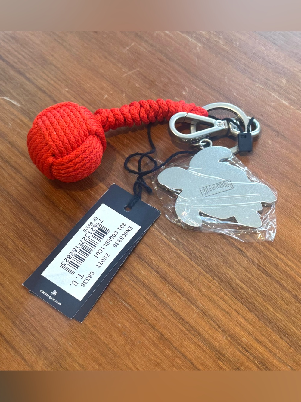 Vilebrequin Red Turtle Keyring - Picture 5 of 5